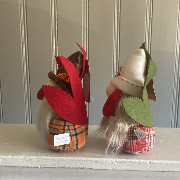 NWT- Set of 2- 8” Precious- Fall Turkey 🦃 Couple Gnome Decorations 🍁🌻 - Picture 7 of 17